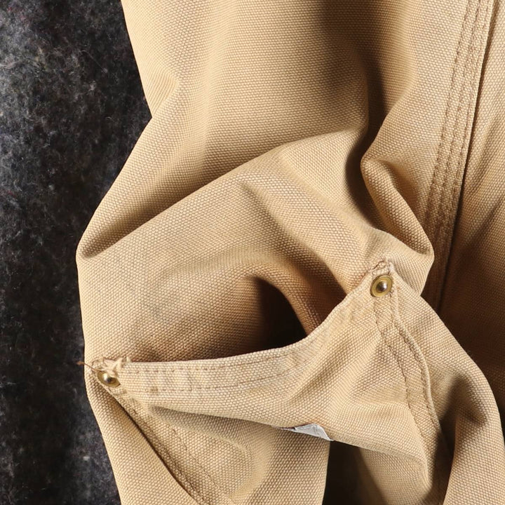 Carhartt Michigan Chore Coat Duck Coverall Men's XL Size unclear beige type brown Vintage Second Hand