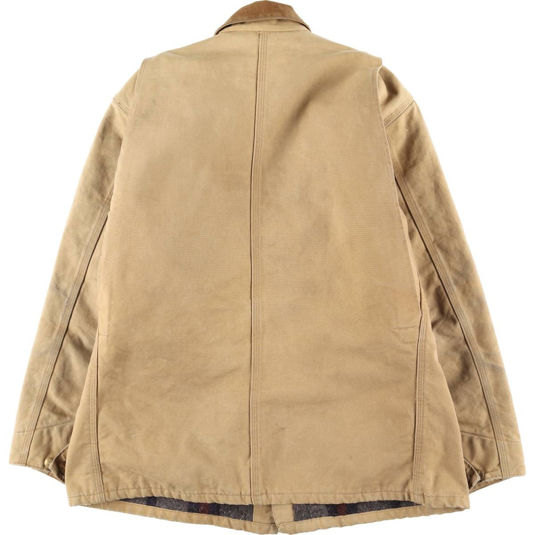 Carhartt Michigan Chore Coat, Padded Duck Coverall, Men's XL unclear beige type brown Vintage Second Hand