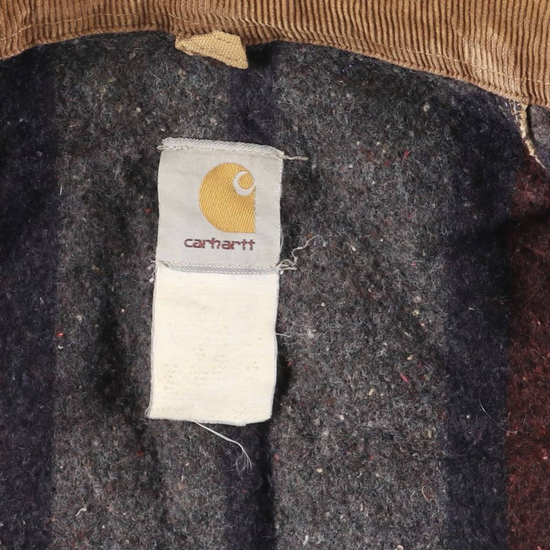 Carhartt Michigan Chore Coat, Padded Duck Coverall, Men's XL unclear beige type brown Vintage Second Hand