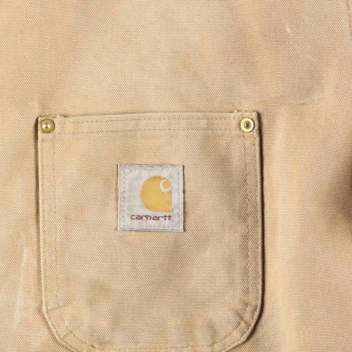 Carhartt Michigan Chore Coat, Padded Duck Coverall, Men's XL unclear beige type brown Vintage Second Hand