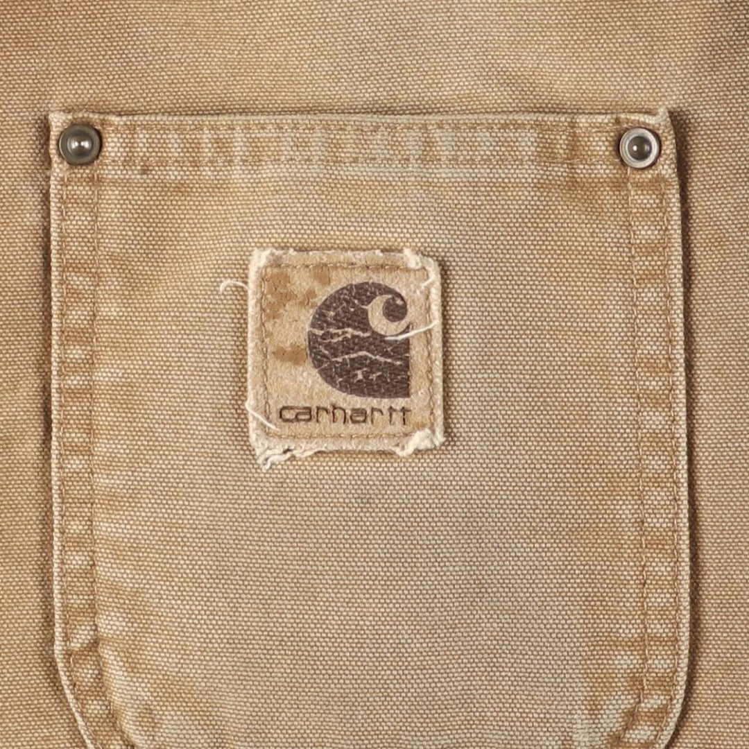 Carhartt Michigan Chore Coat, Padded Duck Coverall, Men's XL unclear beige type brown Vintage Second Hand