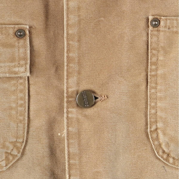 Carhartt Michigan Chore Coat, Padded Duck Coverall, Men's XL unclear beige type brown Vintage Second Hand