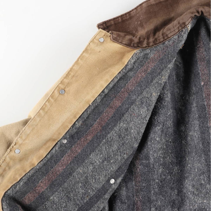Carhartt Michigan Chore Coat, Padded Duck Coverall, Men's XL unclear beige type brown Vintage Second Hand