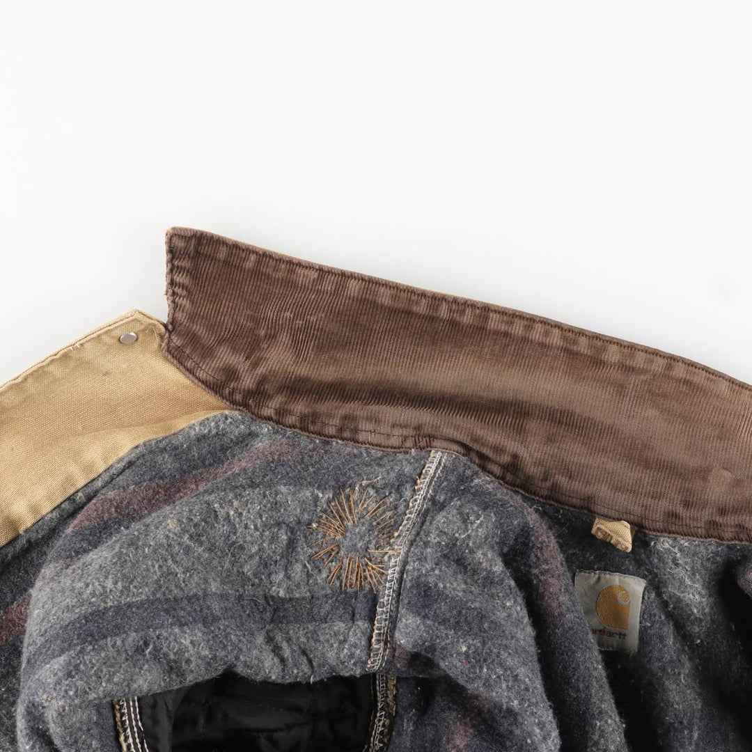 Carhartt Michigan Chore Coat, Padded Duck Coverall, Men's XL unclear beige type brown Vintage Second Hand
