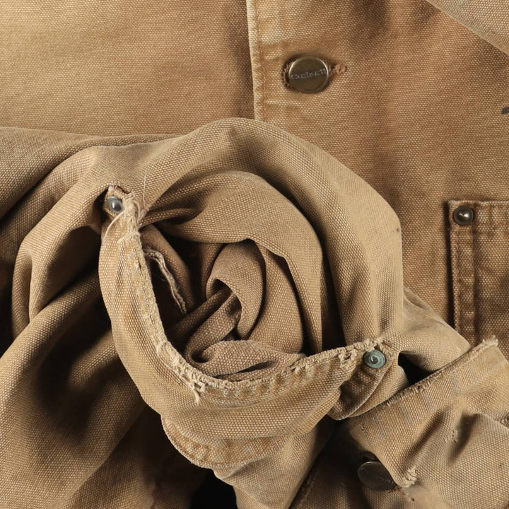 Carhartt Michigan Chore Coat, Padded Duck Coverall, Men's XL unclear beige type brown Vintage Second Hand