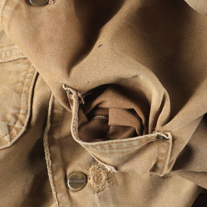 Carhartt Michigan Chore Coat, Padded Duck Coverall, Men's XL unclear beige type brown Vintage Second Hand
