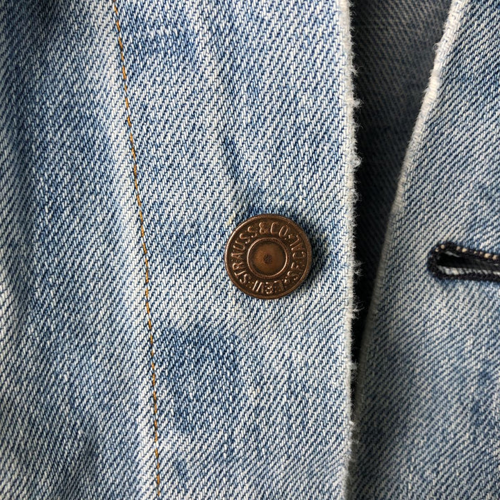 Vintage Levi's denim jacket, size M, men's size M unclear blue type Vintage Second Hand