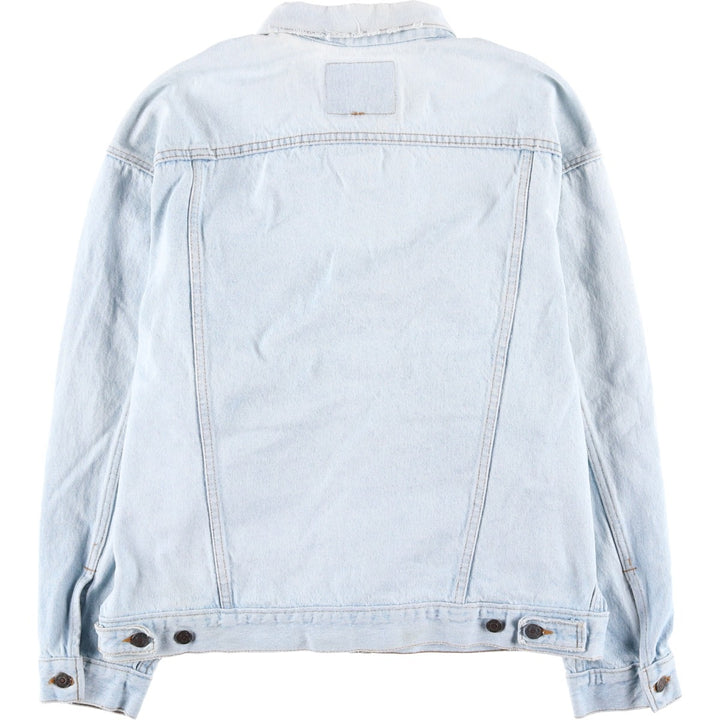 90'S Levi's denim jacket, denim jacket, made in the USA, men's XL size, vintage cotton Blue type light blue Vintage Second Hand