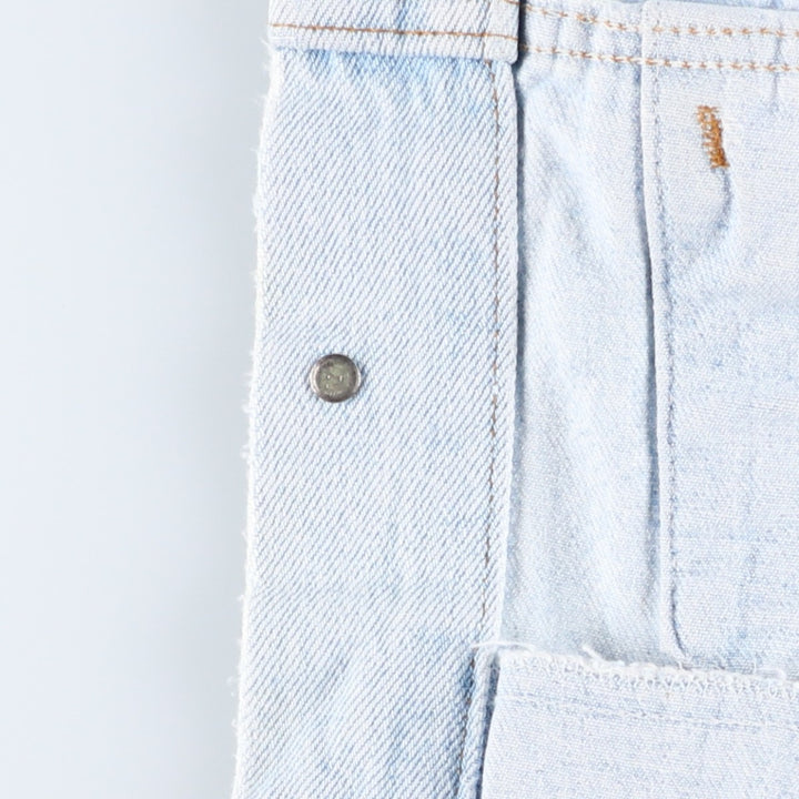 90'S Levi's denim jacket, denim jacket, made in the USA, men's XL size, vintage cotton Blue type light blue Vintage Second Hand