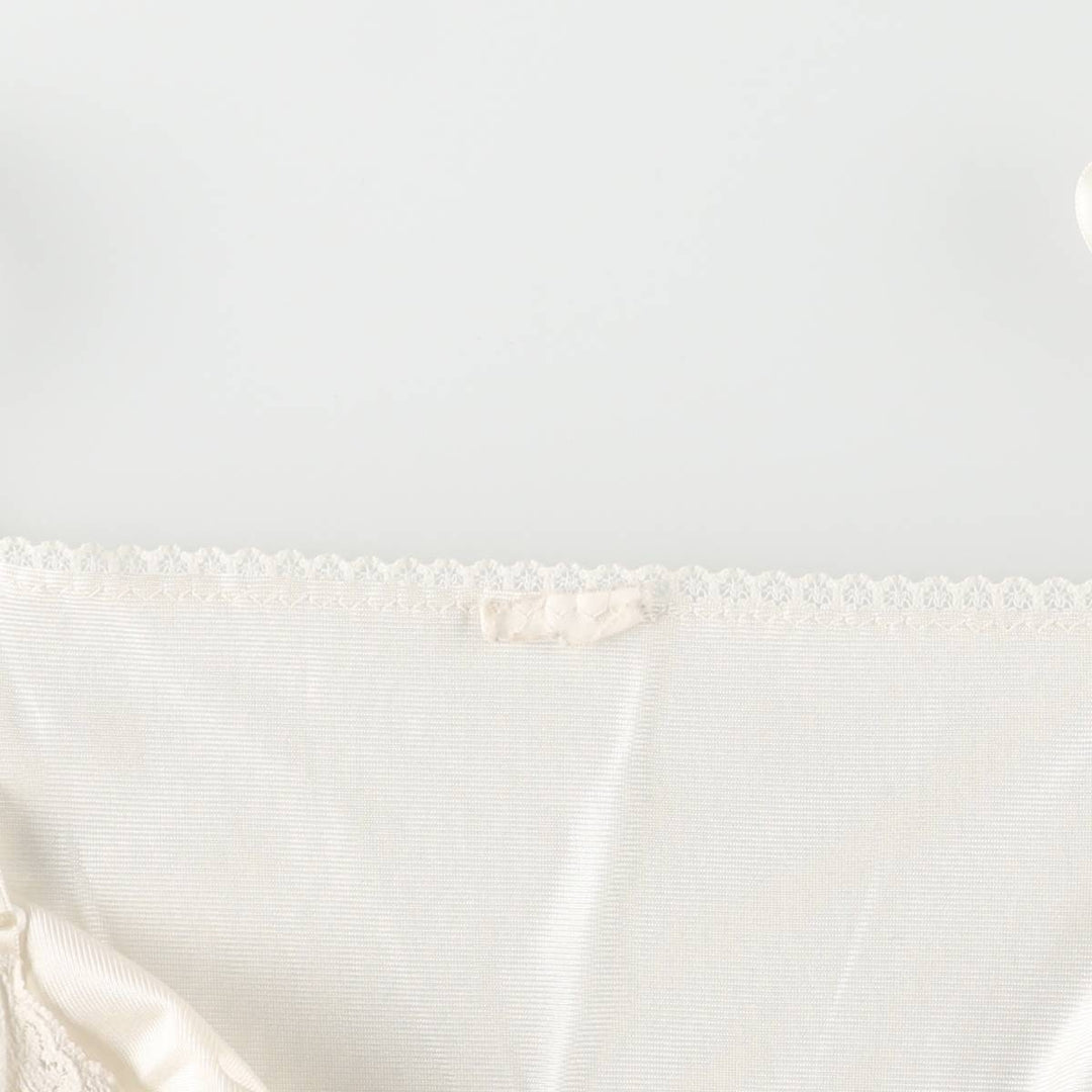 Lingerie Half-Length Camisole Dress, Women's Size S unclear white type Vintage Second Hand