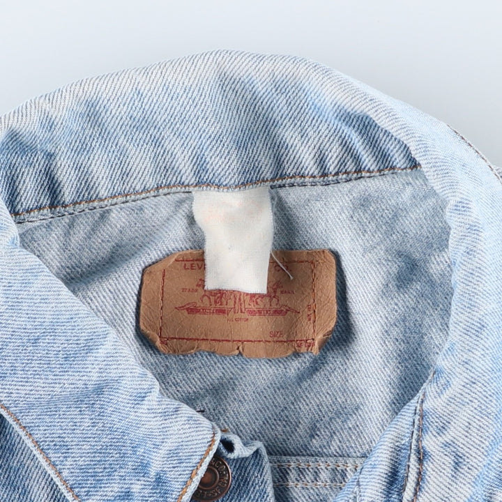 Levi's denim jacket, denim jacket, men's size L, vintage unclear blue type Vintage Second Hand