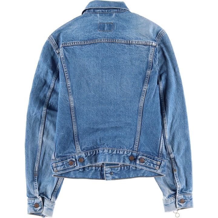 90'S Levi's 70500-0219 Euro Model Denim Jacket, Made in Italy, Men's Size Medium, Vintage cotton blue type Vintage Second Hand