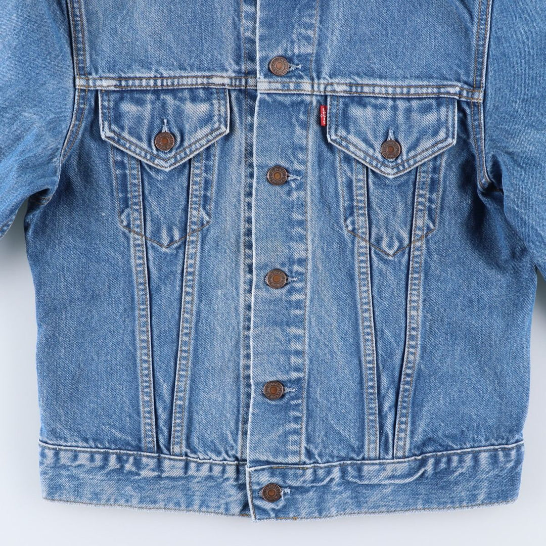 90'S Levi's 70500-0219 Euro Model Denim Jacket, Made in Italy, Men's Size Medium, Vintage cotton blue type Vintage Second Hand