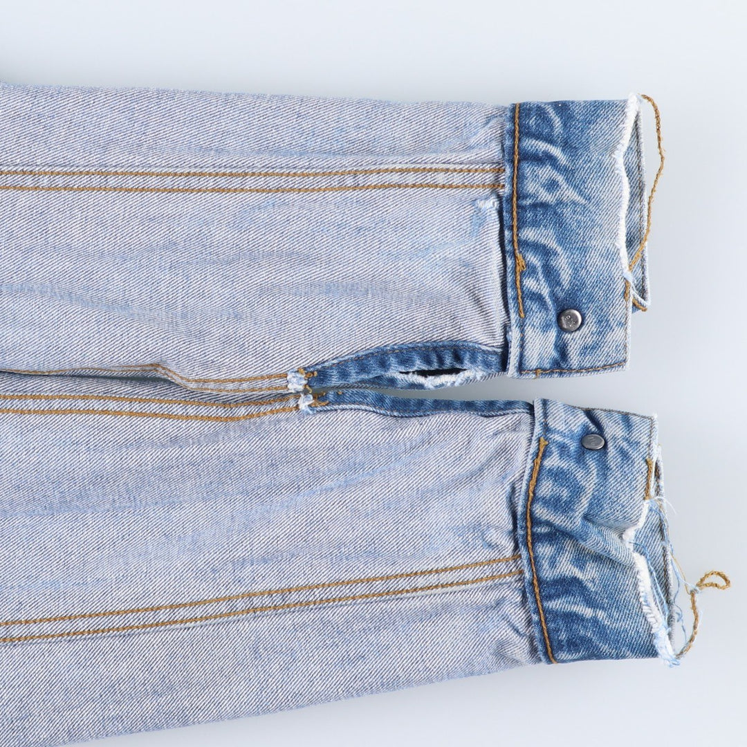 90'S Levi's 70500-0219 Euro Model Denim Jacket, Made in Italy, Men's Size Medium, Vintage cotton blue type Vintage Second Hand