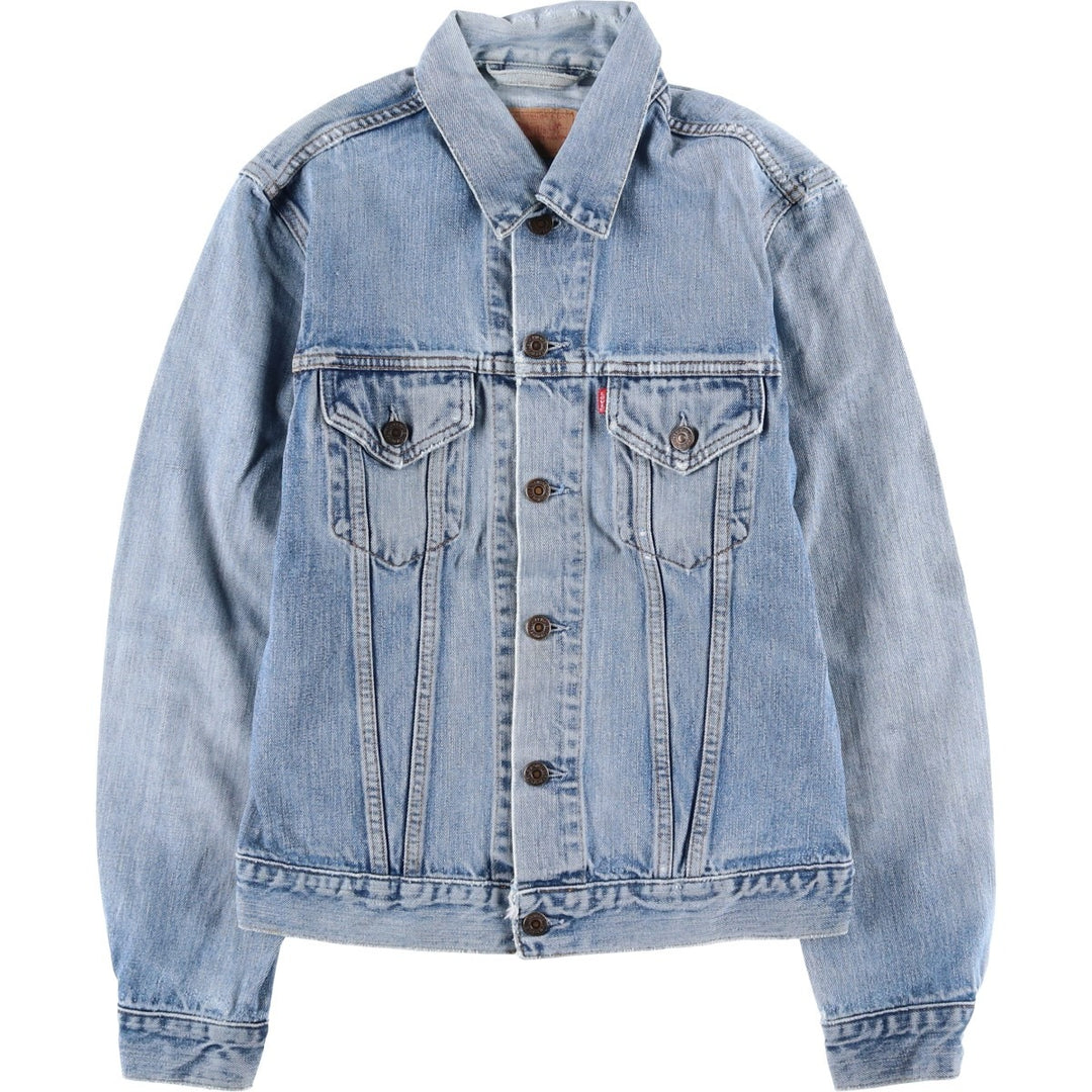90'S Levi's 70500-0461 Euro Model Denim Jacket, Made in Italy, Men's Size Medium, Vintage cotton blue type Vintage Second Hand