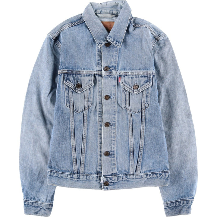 90'S Levi's 70500-0461 Euro Model Denim Jacket, Made in Italy, Men's Size Medium, Vintage cotton blue type Vintage Second Hand