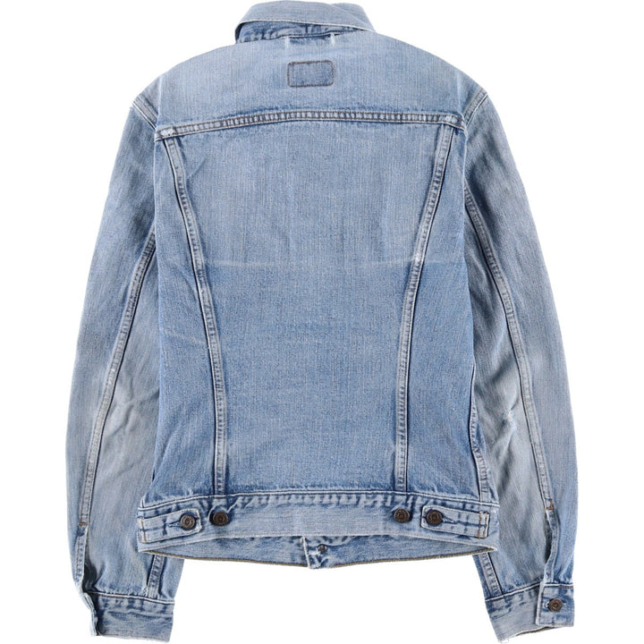 90'S Levi's 70500-0461 Euro Model Denim Jacket, Made in Italy, Men's Size Medium, Vintage cotton blue type Vintage Second Hand