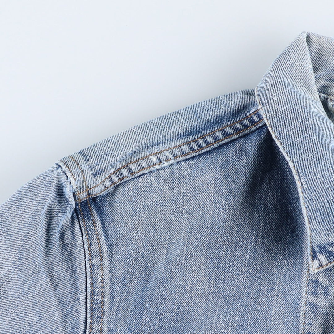 90'S Levi's 70500-0461 Euro Model Denim Jacket, Made in Italy, Men's Size Medium, Vintage cotton blue type Vintage Second Hand