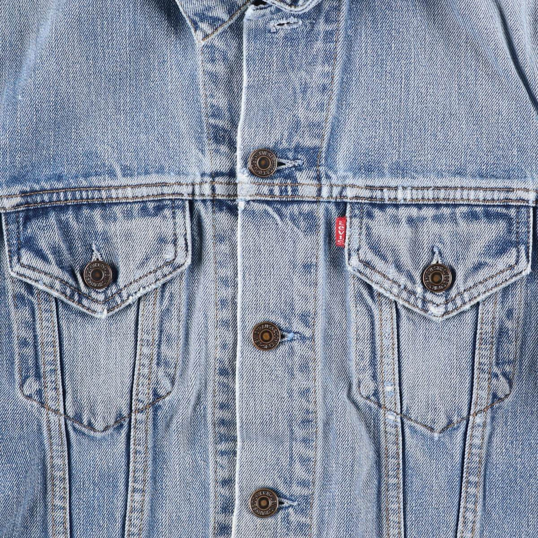 90'S Levi's 70500-0461 Euro Model Denim Jacket, Made in Italy, Men's Size Medium, Vintage cotton blue type Vintage Second Hand
