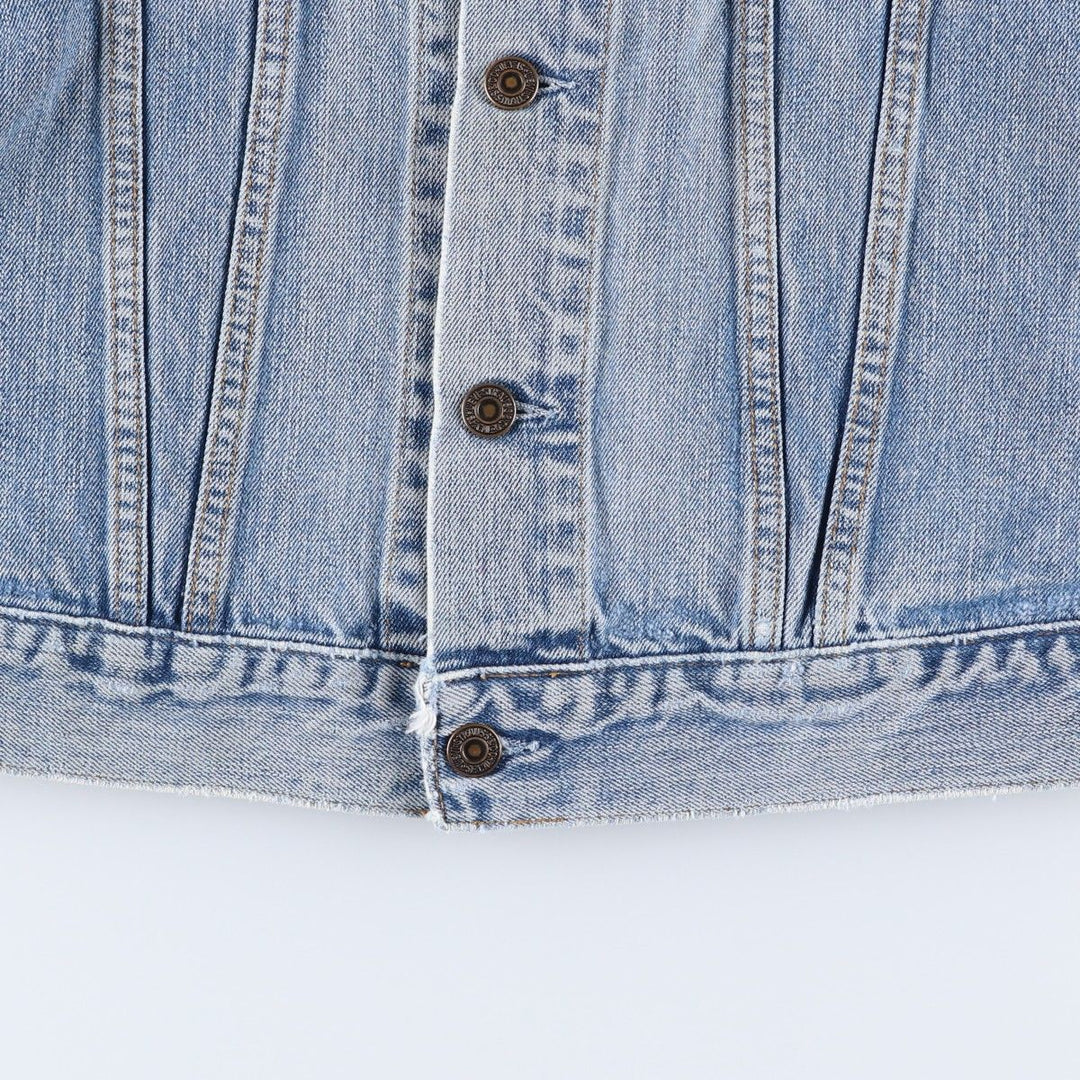 90'S Levi's 70500-0461 Euro Model Denim Jacket, Made in Italy, Men's Size Medium, Vintage cotton blue type Vintage Second Hand