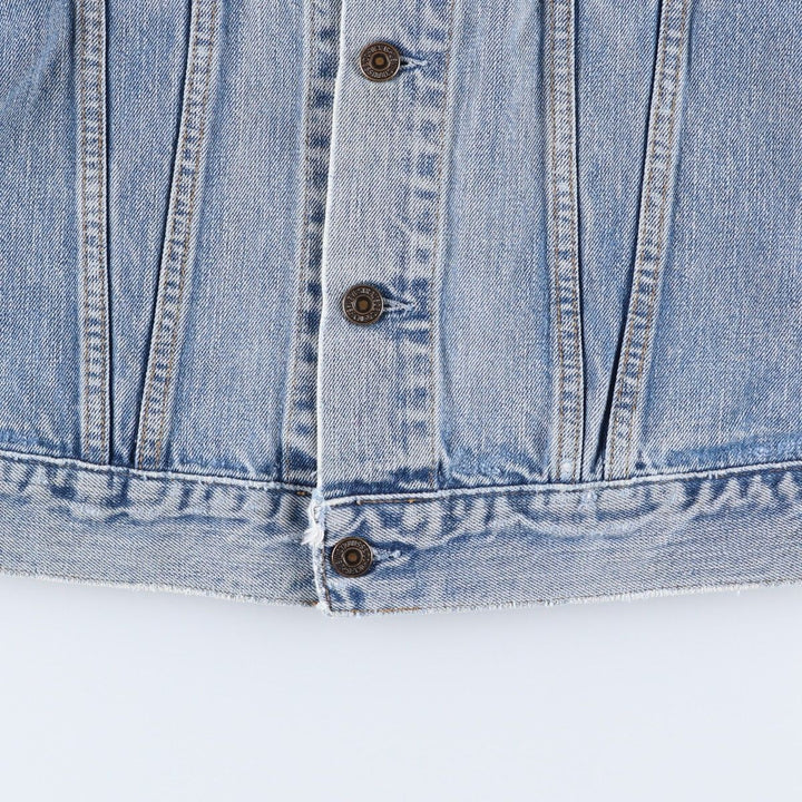 90'S Levi's 70500-0461 Euro Model Denim Jacket, Made in Italy, Men's Size Medium, Vintage cotton blue type Vintage Second Hand