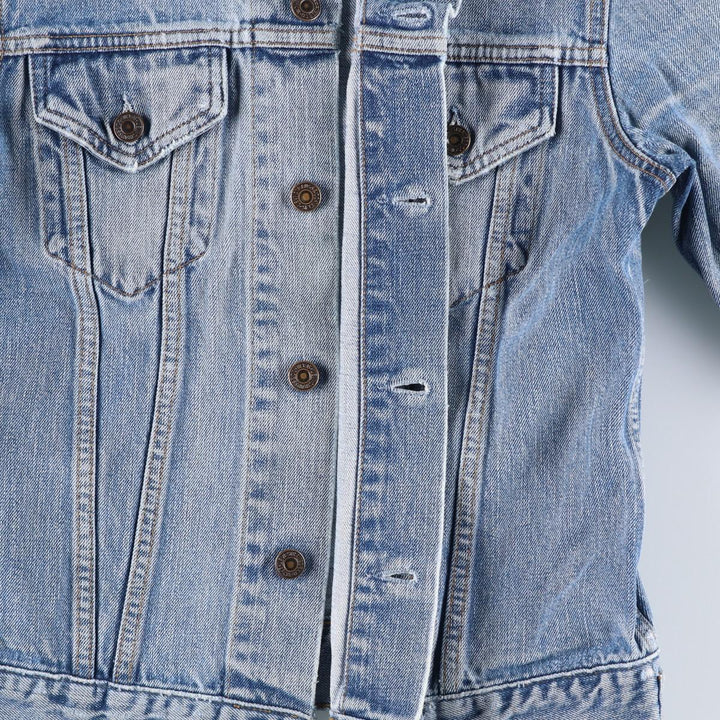90'S Levi's 70500-0461 Euro Model Denim Jacket, Made in Italy, Men's Size Medium, Vintage cotton blue type Vintage Second Hand