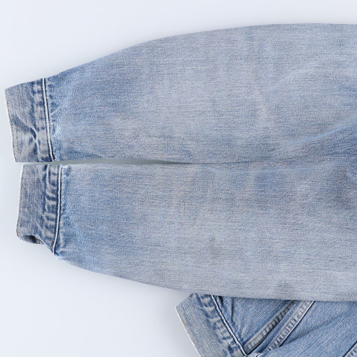 90'S Levi's 70500-0461 Euro Model Denim Jacket, Made in Italy, Men's Size Medium, Vintage cotton blue type Vintage Second Hand