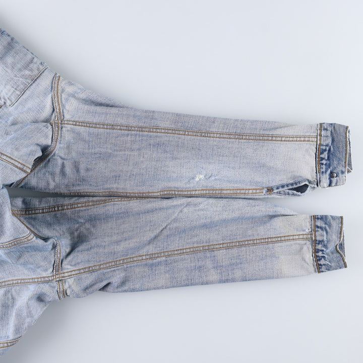90'S Levi's 70500-0461 Euro Model Denim Jacket, Made in Italy, Men's Size Medium, Vintage cotton blue type Vintage Second Hand