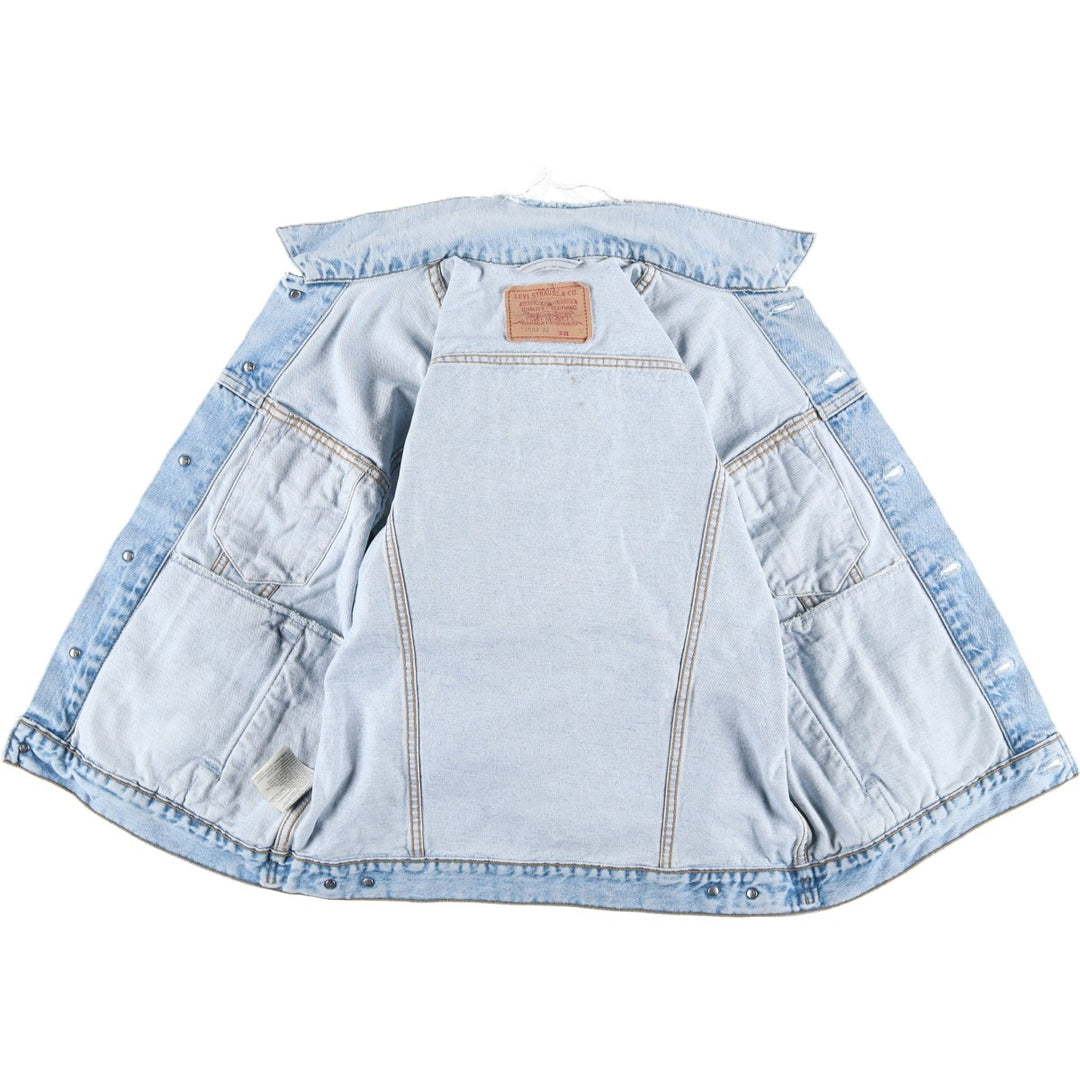 90'S Levi's 70503-0210 denim jacket, denim jacket, men's size M, vintage cotton blue type Vintage Second Hand