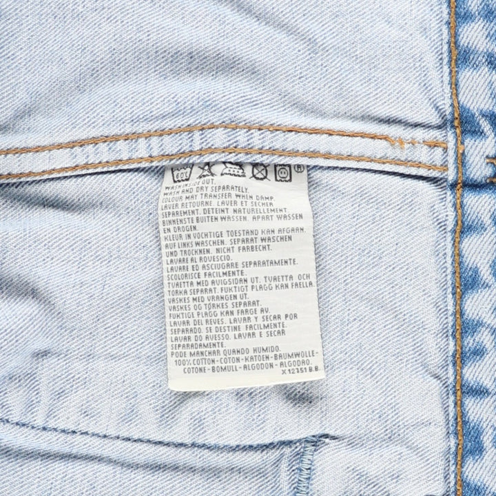 90'S Levi's 70503-0210 denim jacket, denim jacket, men's size M, vintage cotton blue type Vintage Second Hand