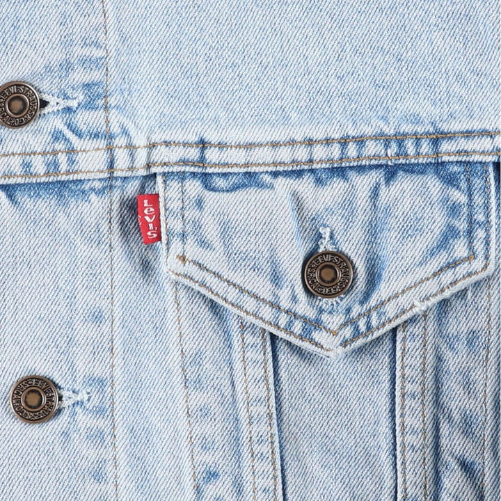 90'S Levi's 70503-0210 denim jacket, denim jacket, men's size M, vintage cotton blue type Vintage Second Hand