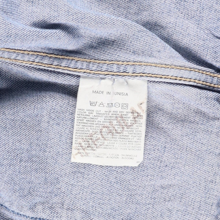 90'S Levi's 70503-0215 Denim Jacket, Men's XXL, Vintage cotton blue type Vintage Second Hand