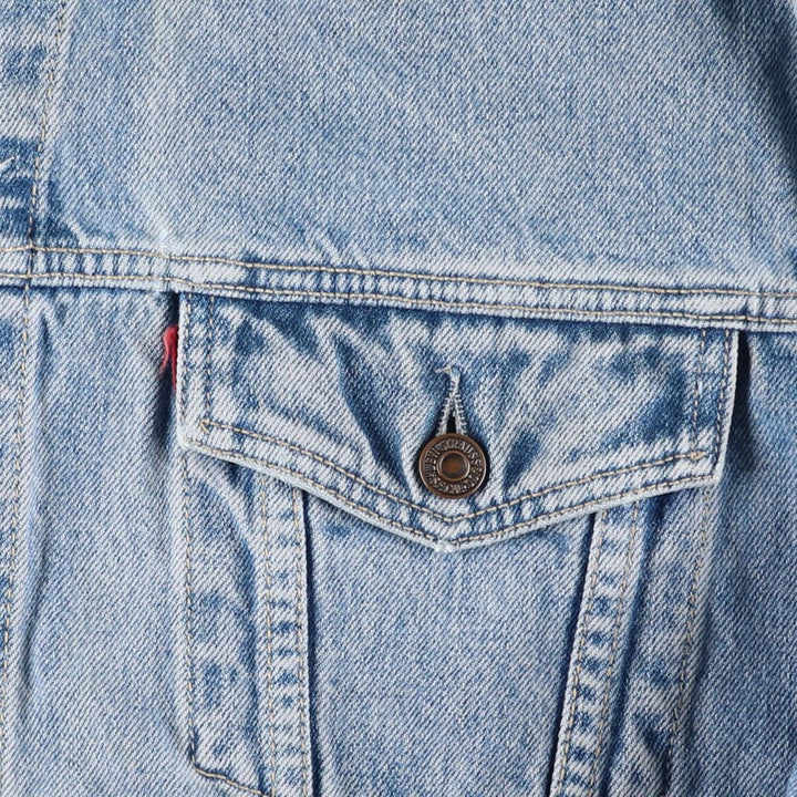 90'S Levi's 70503-0215 Denim Jacket, Men's XXL, Vintage cotton blue type Vintage Second Hand