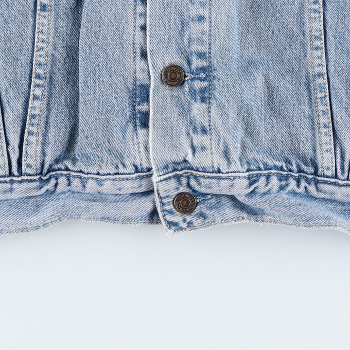 90'S Levi's 70503-0215 Denim Jacket, Men's XXL, Vintage cotton blue type Vintage Second Hand