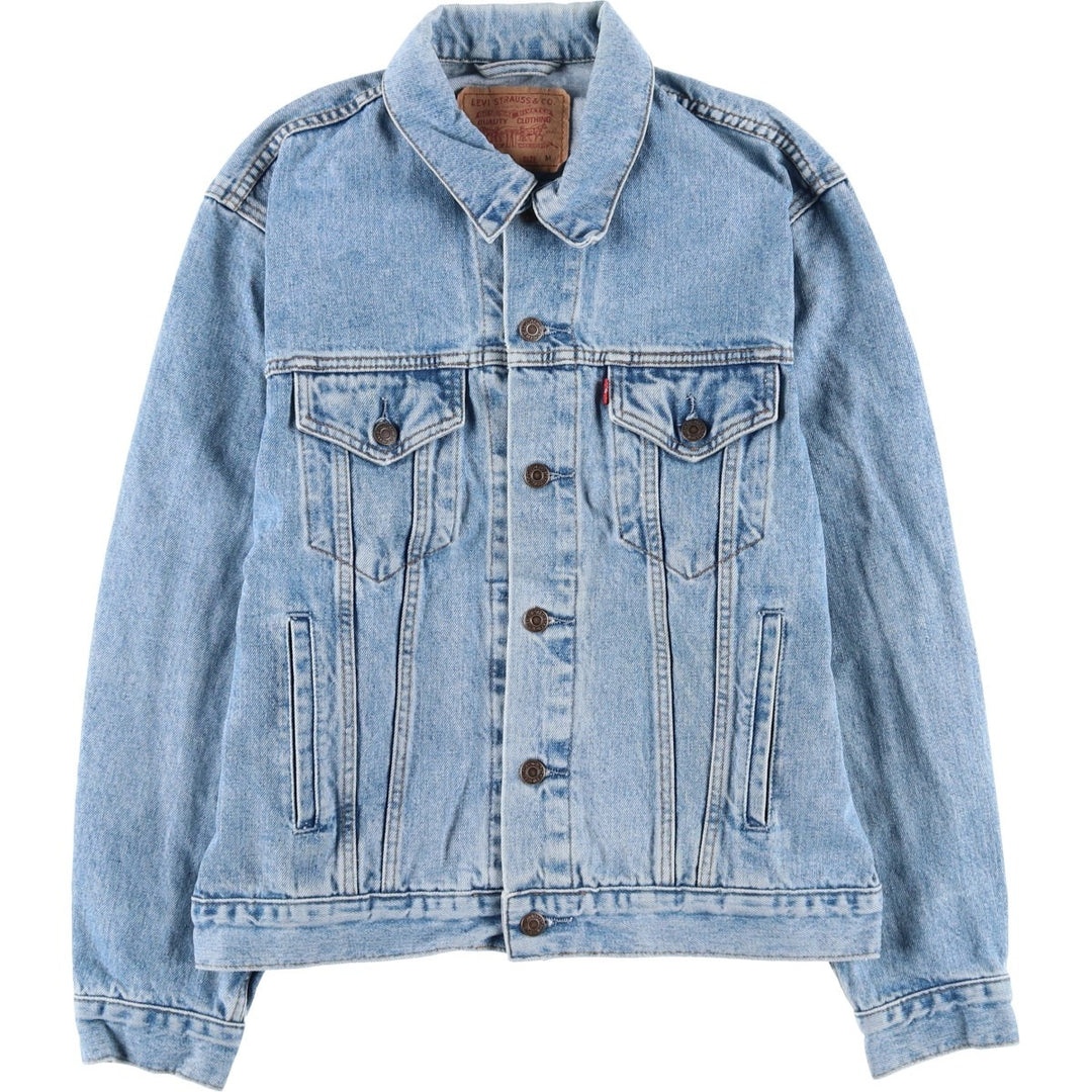 90'S Levi's 70503-0216 denim jacket, denim jacket, men's size M, vintage cotton blue type Vintage Second Hand