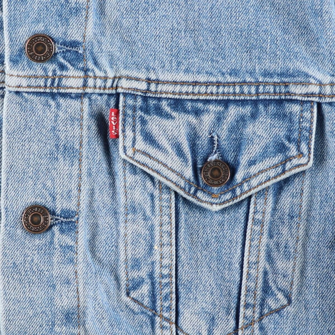 90'S Levi's 70503-0216 denim jacket, denim jacket, men's size M, vintage cotton blue type Vintage Second Hand