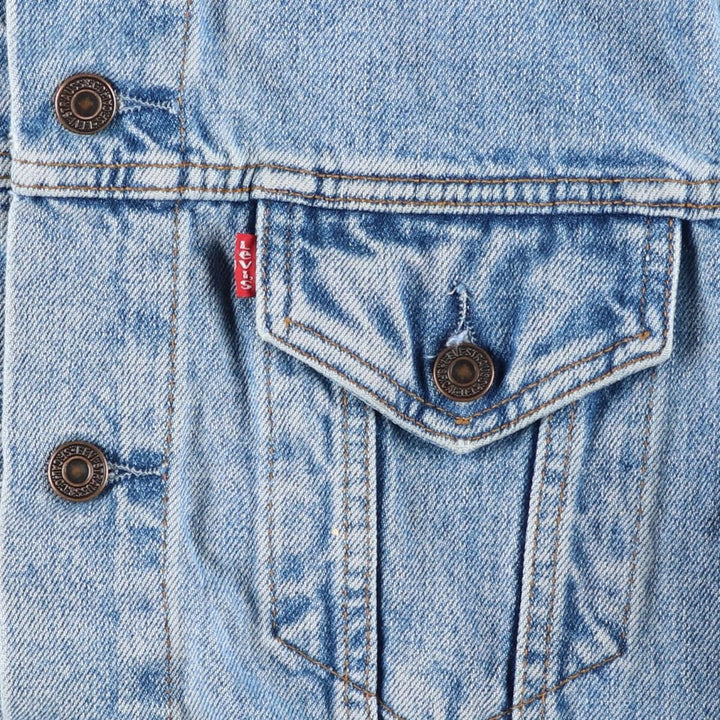 90'S Levi's 70503-0216 denim jacket, denim jacket, men's size M, vintage cotton blue type Vintage Second Hand