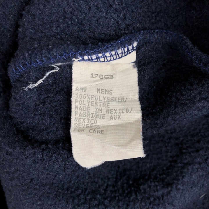 90s-00'S WOOLRICH Half-Snap Fleece Pullover, Men's XL polyester navy blue type Vintage Second Hand