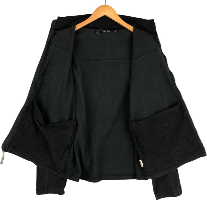 Marmot fleece jacket, men's size L polyester black type Vintage Second Hand