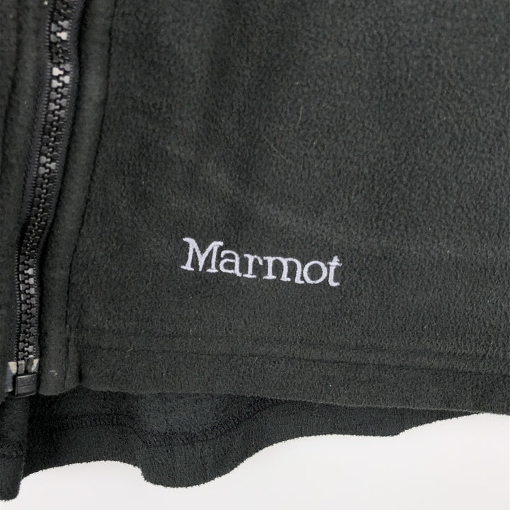 Marmot fleece jacket, men's size L polyester black type Vintage Second Hand