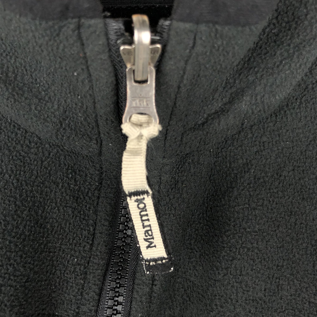 Marmot fleece jacket, men's size L polyester black type Vintage Second Hand