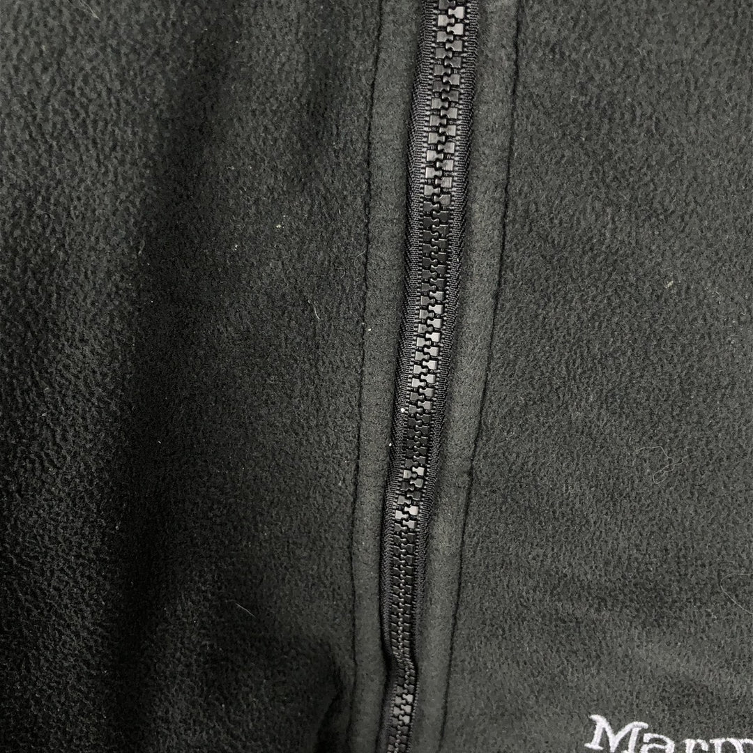 Marmot fleece jacket, men's size L polyester black type Vintage Second Hand