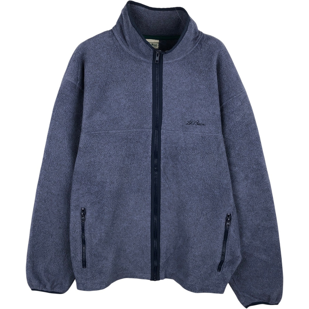 1990'S LL Bean Fleece Jacket, Men's XL, Vintage unclear purple type Vintage Second Hand