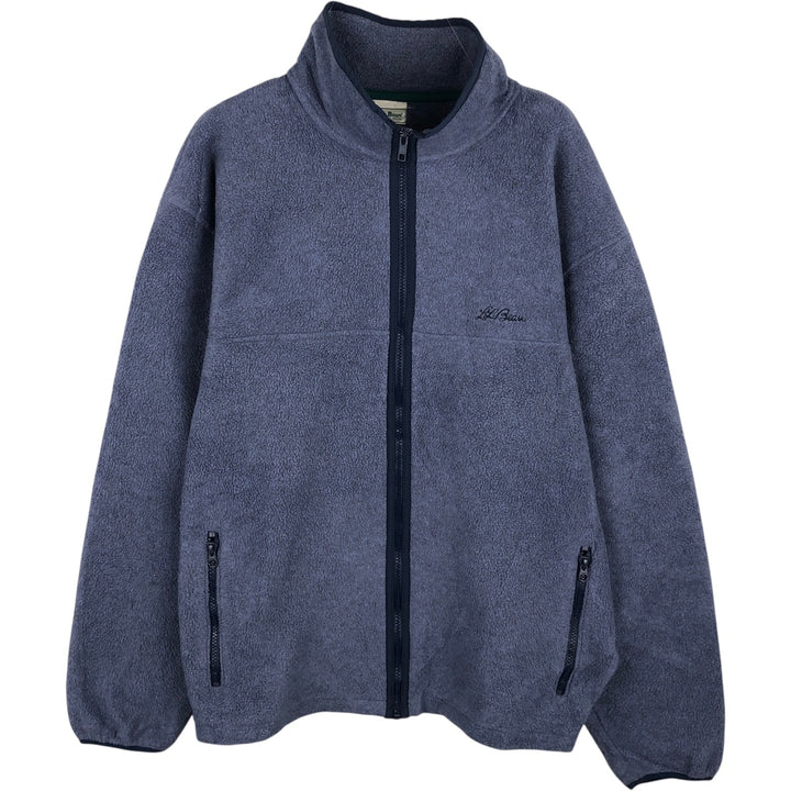 1990'S LL Bean Fleece Jacket, Men's XL, Vintage unclear purple type Vintage Second Hand