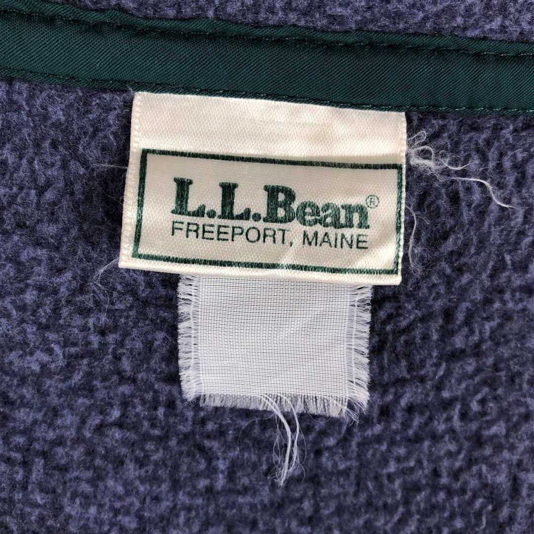 1990'S LL Bean Fleece Jacket, Men's XL, Vintage unclear purple type Vintage Second Hand