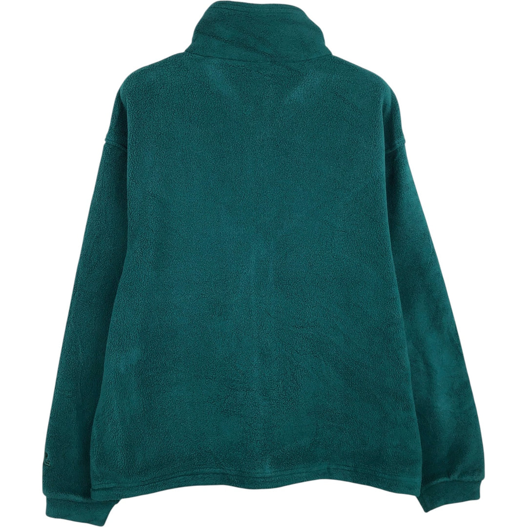 90'S EMS Fleece Jacket, Made in USA, Men's Size M (Equivalent), Vintage polyester dark green Vintage Second Hand