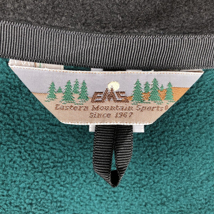 90'S EMS Fleece Jacket, Made in USA, Men's Size M (Equivalent), Vintage polyester dark green Vintage Second Hand