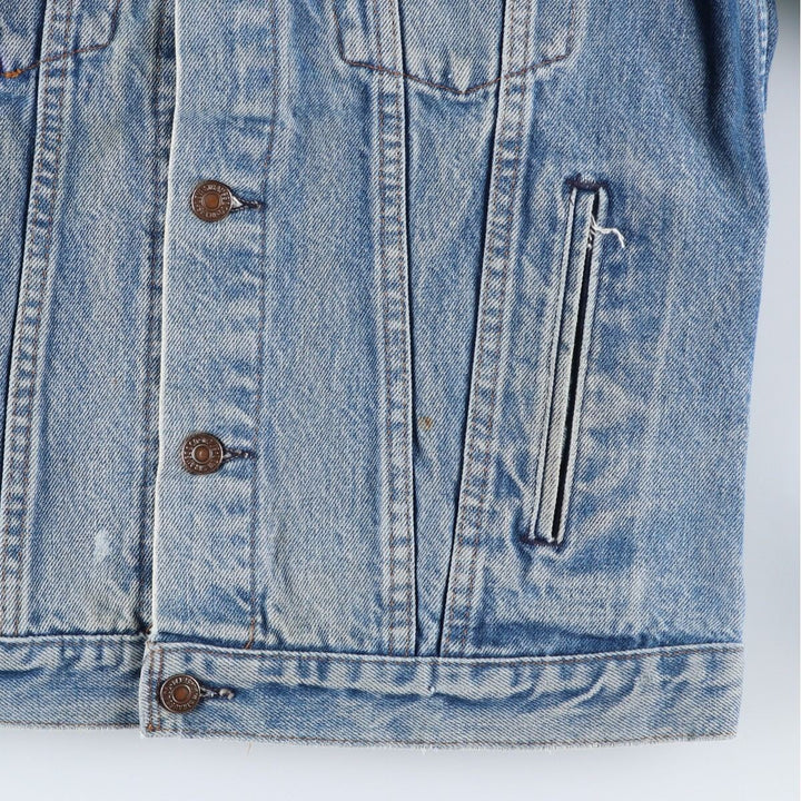 Vintage 1980s-1990'S Levi's 70506-0216 Euro Model Denim Jacket, Made in England, Women's Size Small cotton blue type Vintage Second Hand