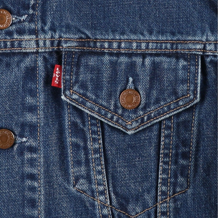 2000'S Levi's 70590-04 Euro Model Denim Jacket, Women's Size L unclear blue type Vintage Second Hand