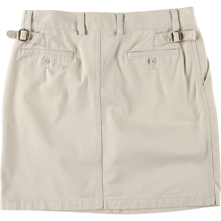 Ralph Lauren RALPH LAUREN SPORT A-line Mini Chino Skirt, Women's XL cotton Beige type Vintage Second Hand